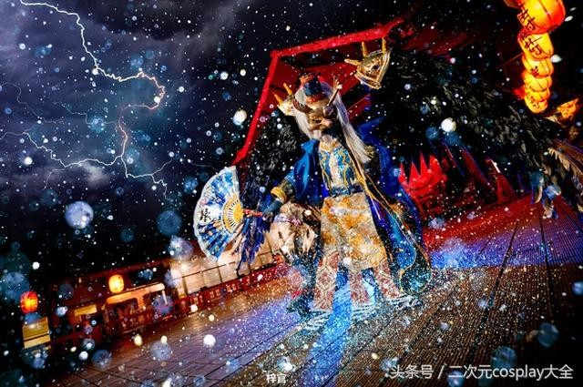 唯美惊艳阴阳师大天狗cos，盛世美颜好一个帅气的大天狗-4.jpg