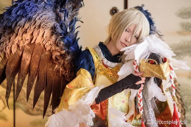 唯美惊艳阴阳师大天狗cos，盛世美颜好一个帅气的大天狗-3.jpg