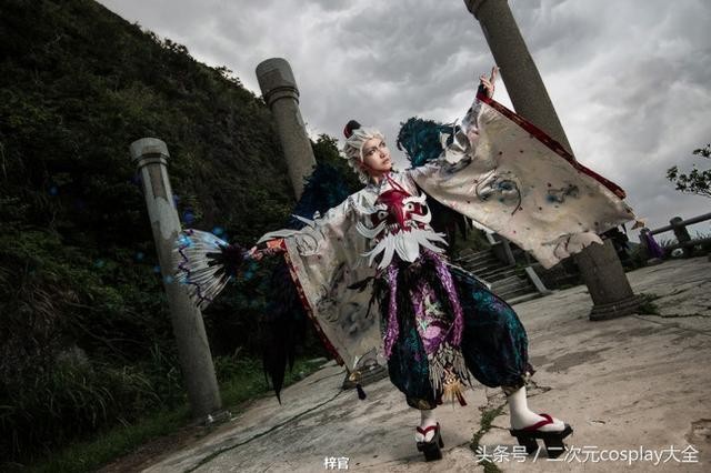 唯美惊艳阴阳师大天狗cos，盛世美颜好一个帅气的大天狗-9.jpg