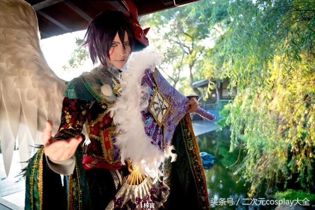 唯美惊艳阴阳师大天狗cos，盛世美颜好一个帅气的大天狗-11.jpg