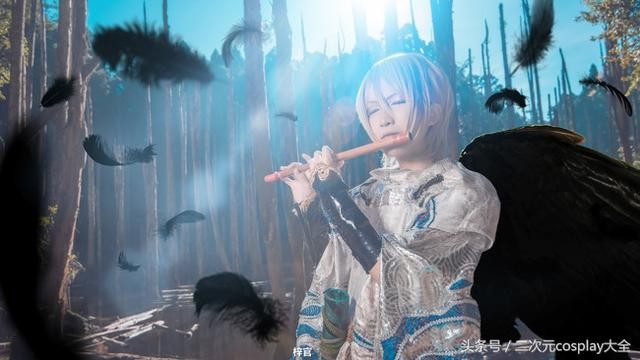 唯美惊艳阴阳师大天狗cos，盛世美颜好一个帅气的大天狗-14.jpg
