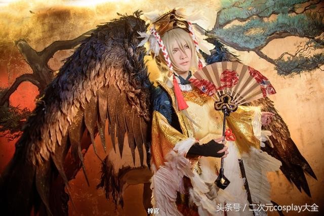唯美惊艳阴阳师大天狗cos，盛世美颜好一个帅气的大天狗-16.jpg