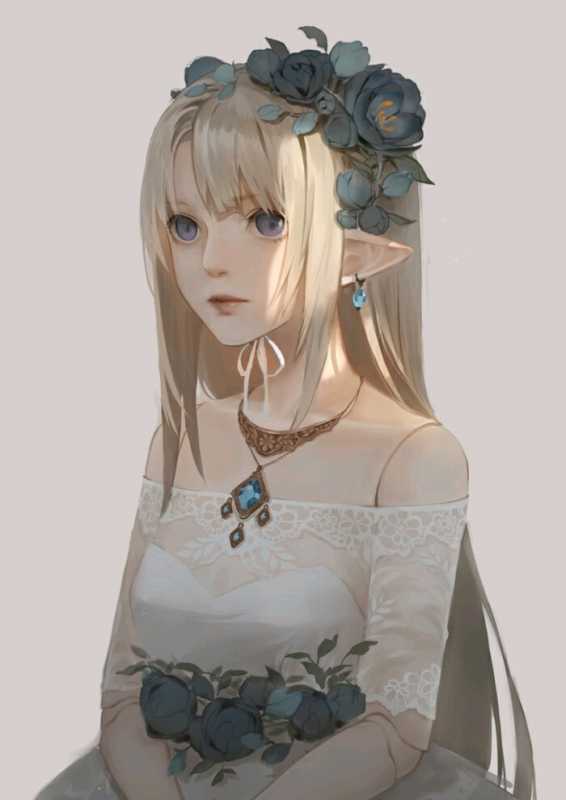 二次元金发美少女图集，阳光一般的发色，超亮眼-7.jpg