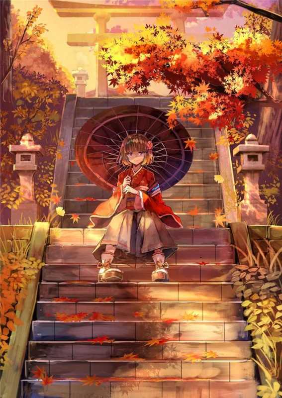 插画丨神社，二次元中十分有代表性和特色的一个场所-1.jpg