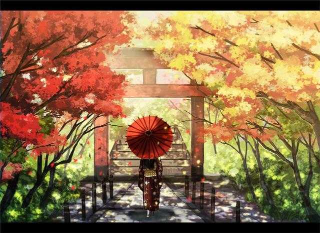 插画丨神社，二次元中十分有代表性和特色的一个场所-7.jpg