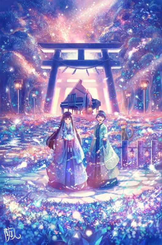 插画丨神社，二次元中十分有代表性和特色的一个场所-12.jpg