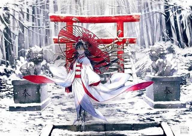 插画丨神社，二次元中十分有代表性和特色的一个场所-13.jpg