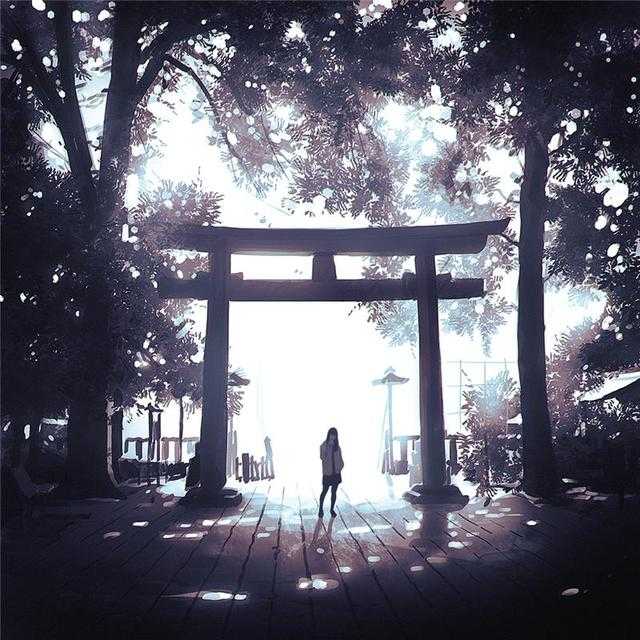 插画丨神社，二次元中十分有代表性和特色的一个场所-15.jpg