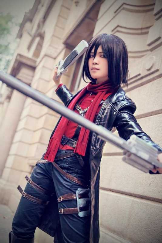 进击的巨人COSPLAY,上等兵三笠阿克曼-8.jpg