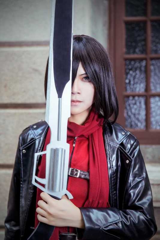 进击的巨人COSPLAY,上等兵三笠阿克曼-9.jpg