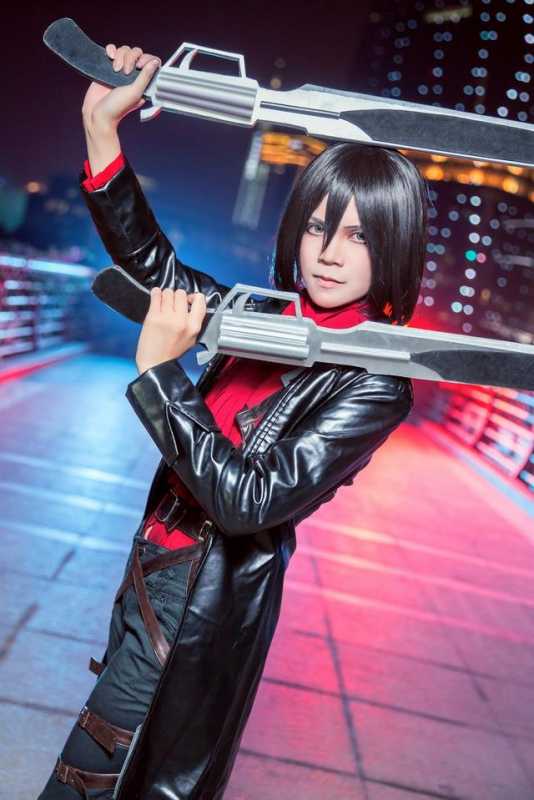 进击的巨人COSPLAY,上等兵三笠阿克曼-11.jpg