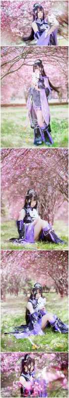 剑侠情缘网络版叁破军花萝，花间游cos颜值小女神-2.jpg