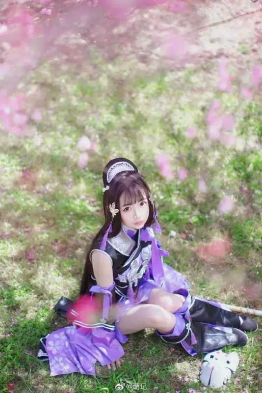 剑侠情缘网络版叁破军花萝，花间游cos颜值小女神-4.jpg