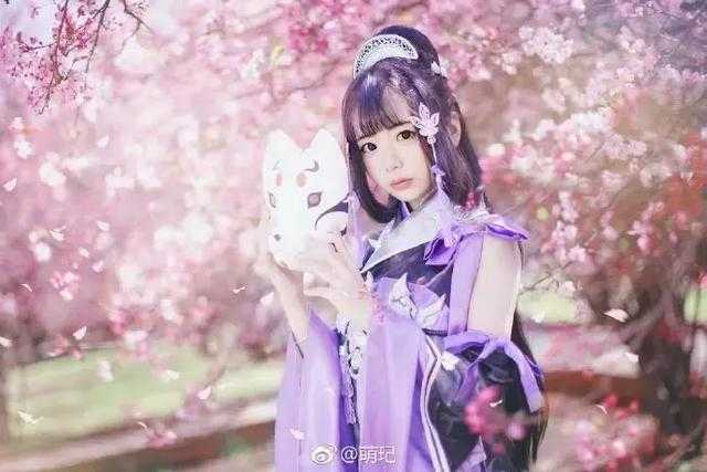 剑侠情缘网络版叁破军花萝，花间游cos颜值小女神-5.jpg