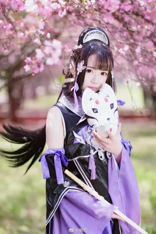 剑侠情缘网络版叁破军花萝，花间游cos颜值小女神-6.jpg