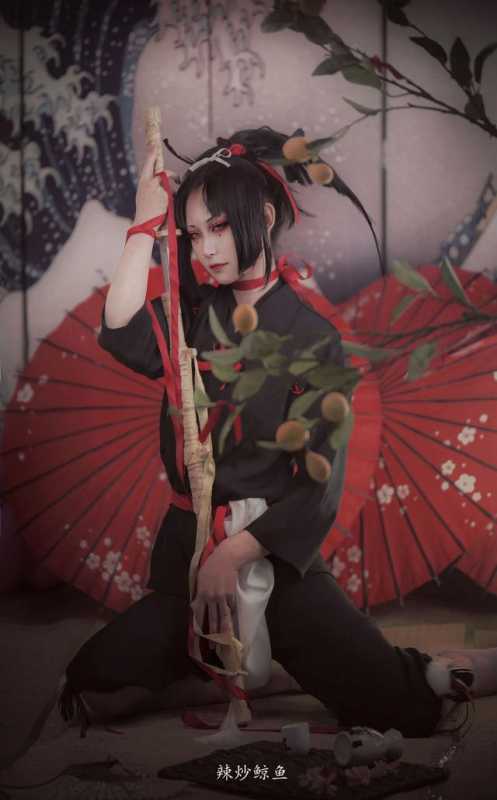 《刀剑乱舞》小乌丸冷艳精美cos，此乃命运之流转-9.jpg