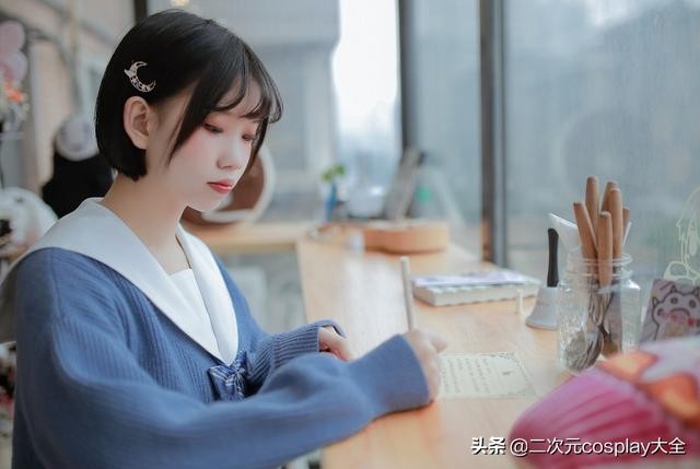 JK制服少女：给你写信弹尤克里里，你会记得吗-7.jpg
