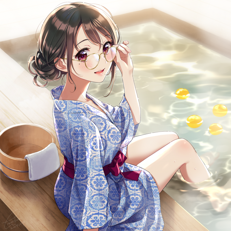 二次元美少女们的回眸一望，糟糕，是心动的感觉-1.jpg