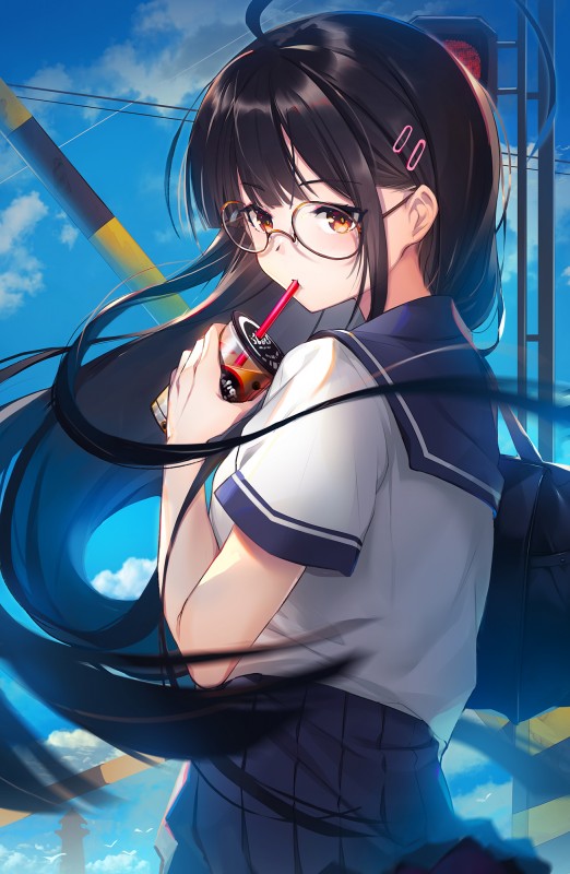二次元美少女们的回眸一望，糟糕，是心动的感觉-3.jpg