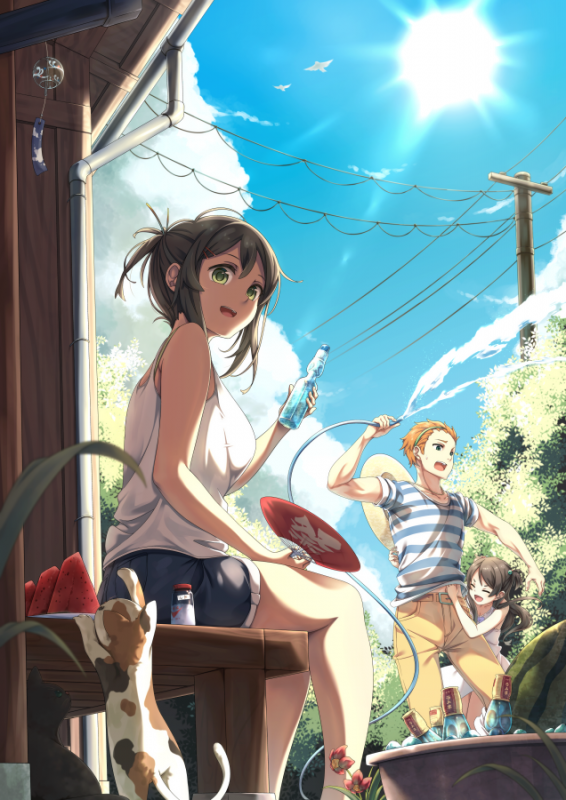 二次元美少女们的回眸一望，糟糕，是心动的感觉-7.jpg