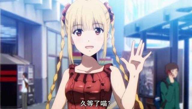 她可能是新番里最好看的女主，红色礼裙还反光，买衣服时awsl-2.jpg