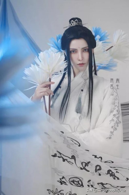 《二哈和他的白猫师尊》楚晚宁cos，赏心悦目的颜值，儒雅俊美-3.jpg