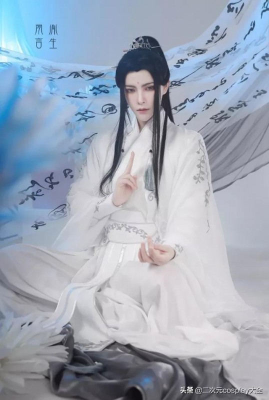 《二哈和他的白猫师尊》楚晚宁cos，赏心悦目的颜值，儒雅俊美-8.jpg