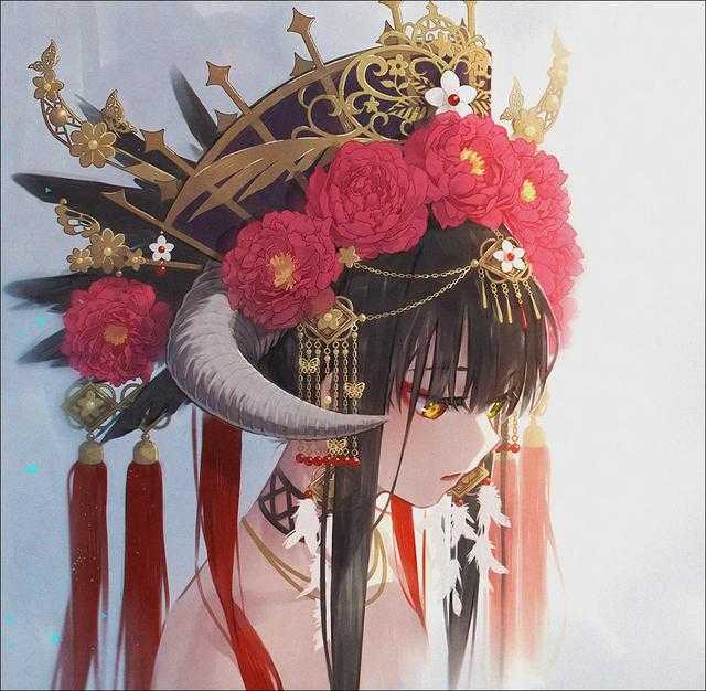 二次元小姐姐：画师hakusai的插画作品 ​-6.jpg