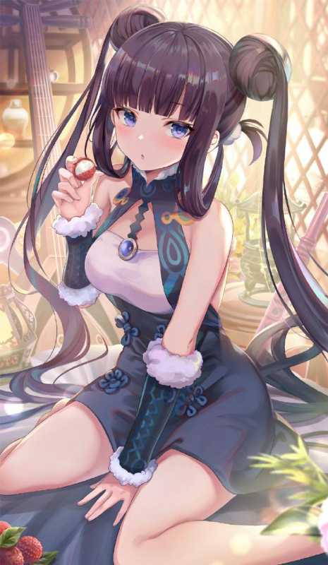 真人萝莉COS杨贵妃，绅士们最关心的是，“布料多的话就差评”-1.jpg