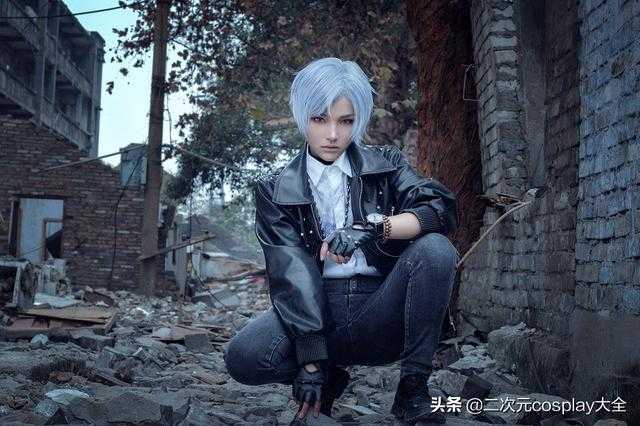 《恋与制作人》凌肖cos，朋克风大帅哥，在线闯进我的心房-9.jpg