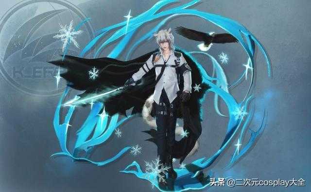 《明日方舟》银灰cos，攻系大男神，帅到我想摸摸耳朵-1.jpg