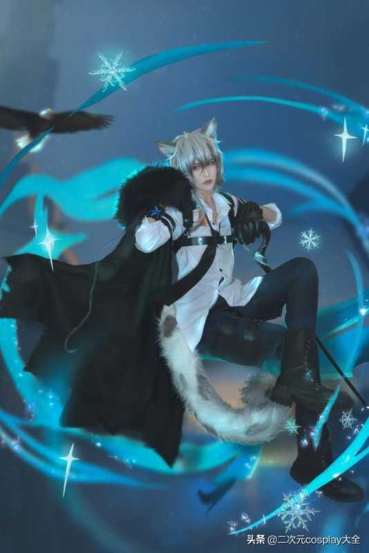 《明日方舟》银灰cos，攻系大男神，帅到我想摸摸耳朵-5.jpg