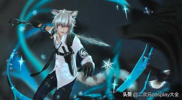 《明日方舟》银灰cos，攻系大男神，帅到我想摸摸耳朵-10.jpg