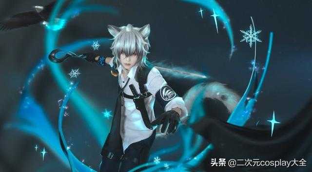《明日方舟》银灰cos，攻系大男神，帅到我想摸摸耳朵-9.jpg