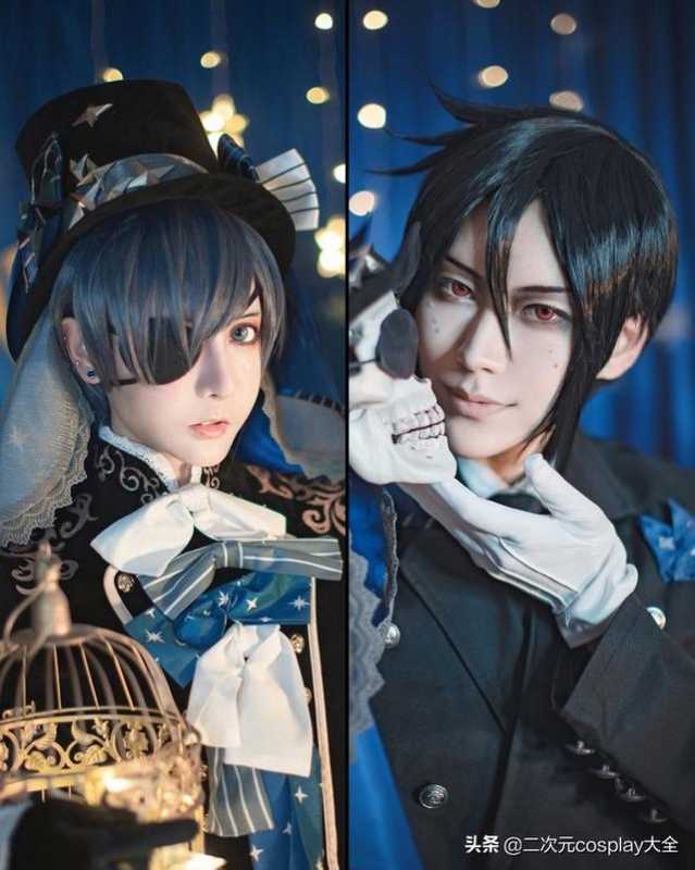 《黑执事》塞巴斯蒂安，夏尔cos颜值美如画，怎么看都看不腻-1.jpg