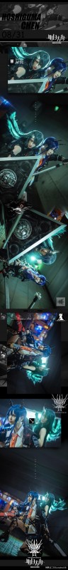 超有镜头感，《明日方舟》星熊&陈cos，隔着屏幕感受到了气场-1.jpg