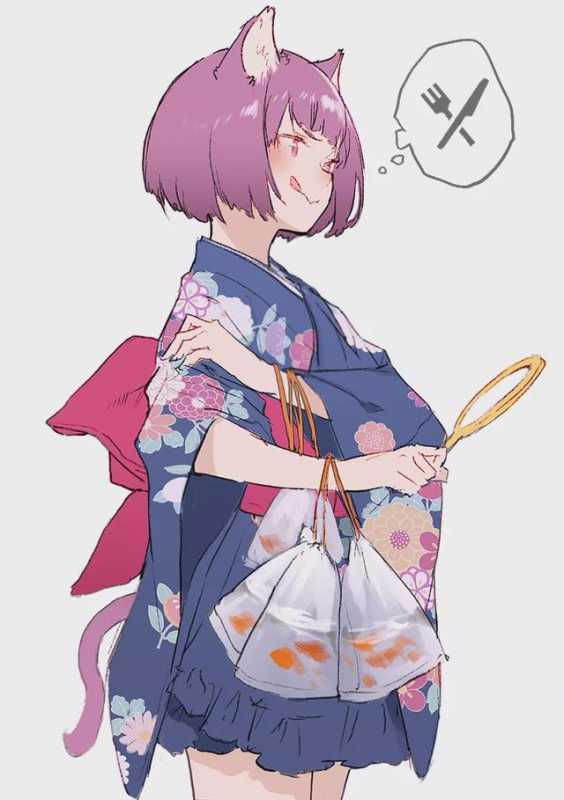 二次元小姐姐：画师Mogu的插画作品-2.jpg