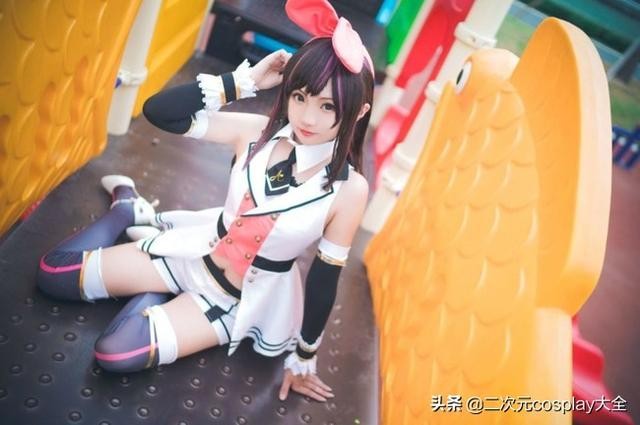 美少女绊爱酱cos，俏皮甜美，活力元气太可爱啦-4.jpg