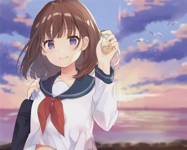 二次元小姐姐：画师万冬しま的插画作品-4.jpg