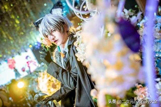 《明日方舟》银灰cos，俊美少年，帅气绅士男友力max-3.jpg
