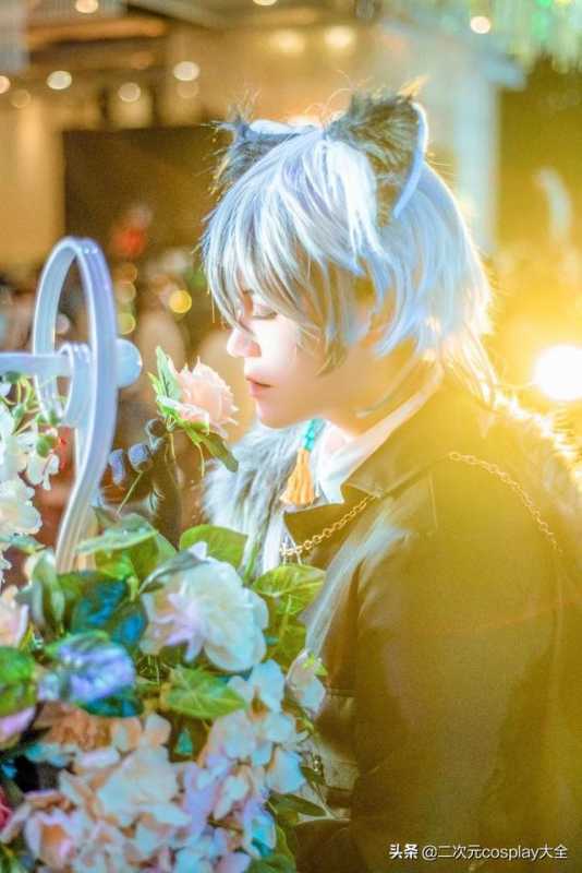 《明日方舟》银灰cos，俊美少年，帅气绅士男友力max-5.jpg