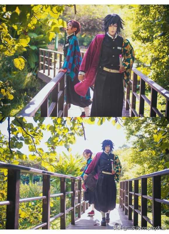 《鬼灭之刃》炭治郎，富冈义勇cos，日常互动和打斗太甜啦-22.jpg