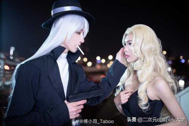 《名侦探柯南》琴酒，贝尔摩德&雪莉cos，好看到我屏住呼吸-2.jpg