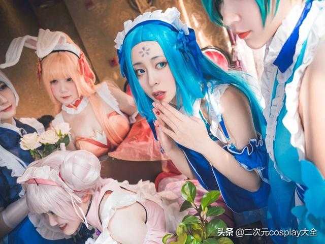 《王者荣耀》众多女神，齐聚女仆咖啡厅，却有庄周和亮亮混了进来-23.jpg