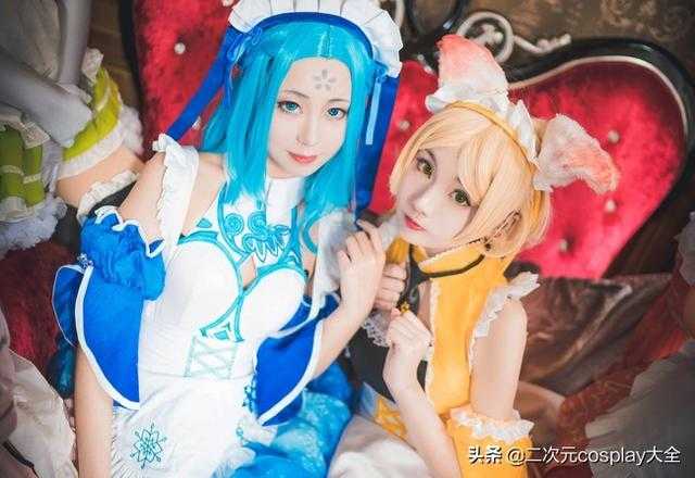 《王者荣耀》众多女神，齐聚女仆咖啡厅，却有庄周和亮亮混了进来-20.jpg