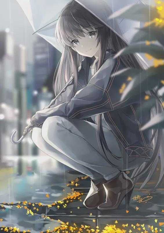 二次元小姐姐：画师かがちさく的插画作品-3.jpg