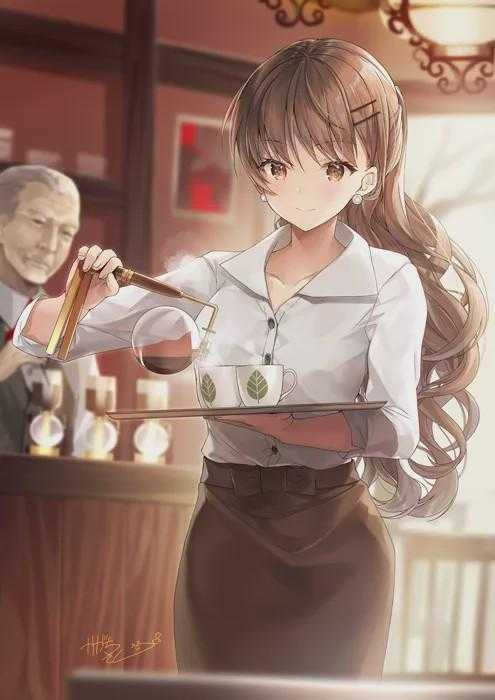 二次元小姐姐：画师かがちさく的插画作品-2.jpg