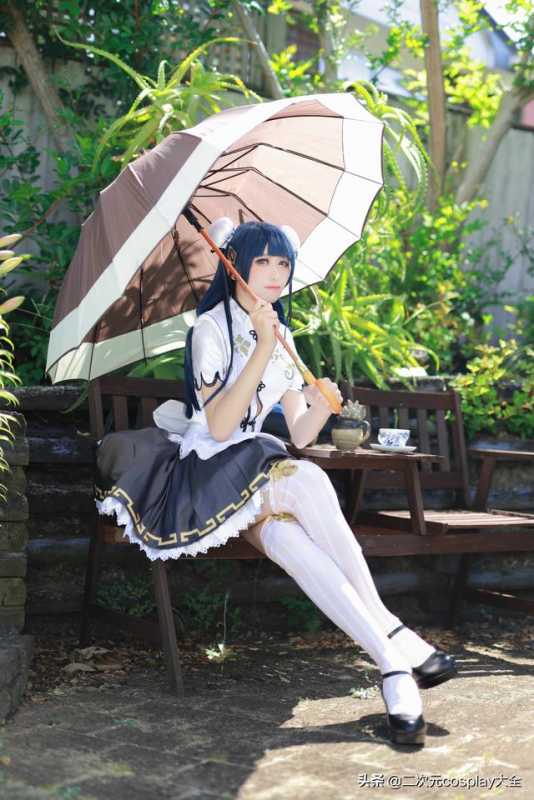女装大佬化身旗袍小可爱，《LoveLive》津岛善子cos-6.jpg
