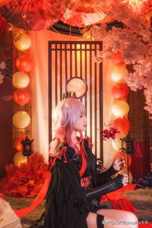 《罪恶王冠​》楪祈cos，色彩美丽鲜明，惊艳吸睛的魅力女神-5.jpg
