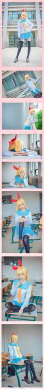 伪恋桐崎千棘，小清新cos可爱美少女！-7.jpg